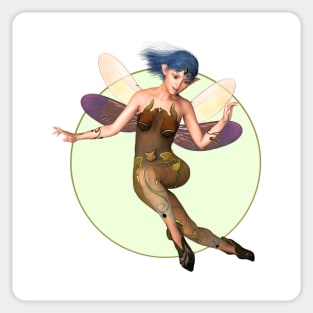 Flying fairy faerie elf dragonfly wings Sticker